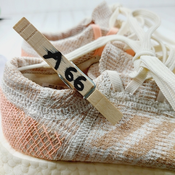 adidas Pureboost Go Gray Orange Athleisure Running Sneakers A66 - Picture 12 of 12